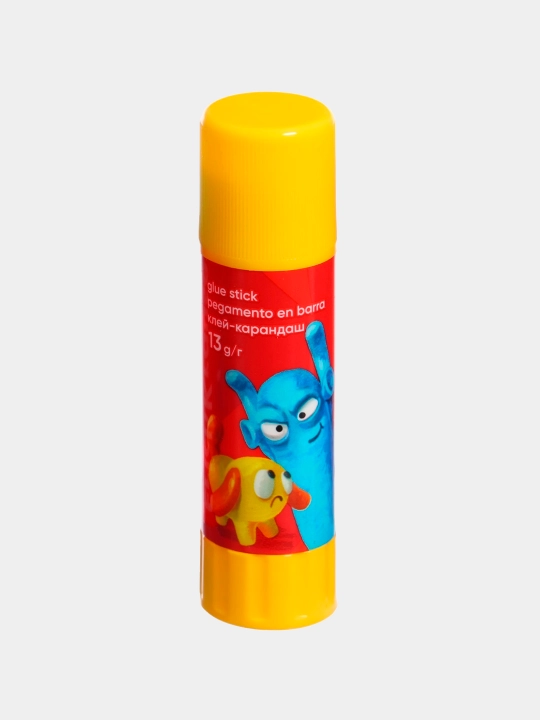 Клеевой карандаш ErichKrause EasyStick Jolly Friends, 13 г (в коробке-дисплее по 24 шт) 60910