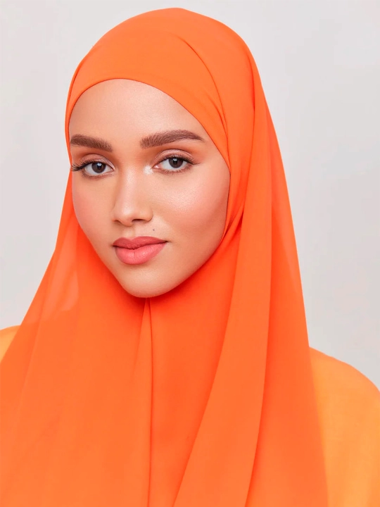 Ayollar sharfi va ro'moli, shifonli, hijob, haj va umra uchun mos