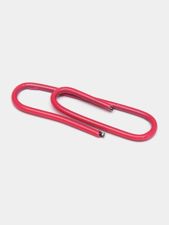 Vinil qoplamali metall skrepkalar ErichKrause Neon, 28 mm, assorti 62050
