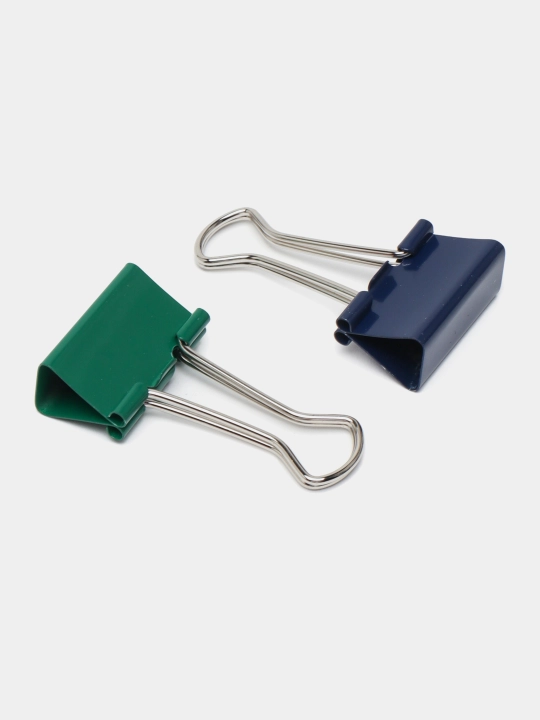 Зажимы для бумаг ErichKrause Classic, 25 мм, ассорти (коробка 12 шт.) 25090