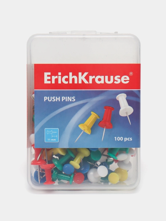 Tugmalar ErichKrause Classic, assorti (plastik qutida 100 dona.) 19749 - 