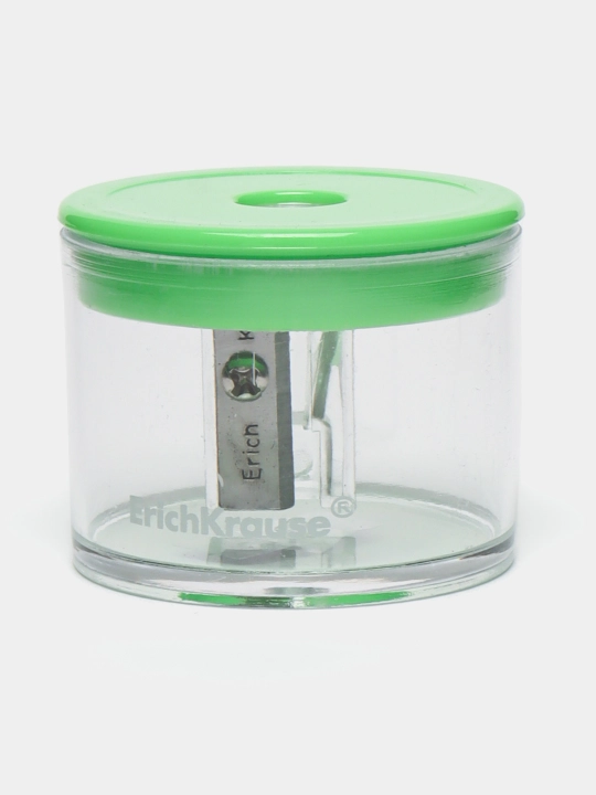Plastik o'tkirlashtirgich ErichKrause S-Keg, Neon, konteyner bilan, assorti 56036 - 