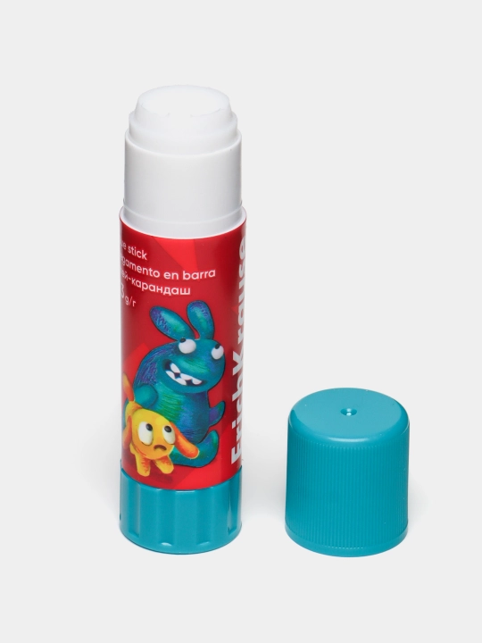 Клеевой карандаш ErichKrause EasyStick Jolly Friends, 13 г (в коробке-дисплее по 24 шт) 60910