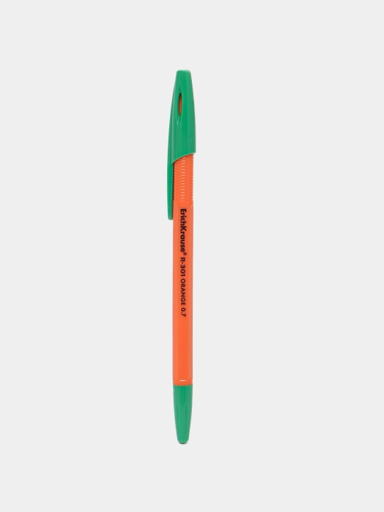 Sharikli ruchka ErichKrause R-301 Stick Orange 0.7, siyoh rangi yashil 43197