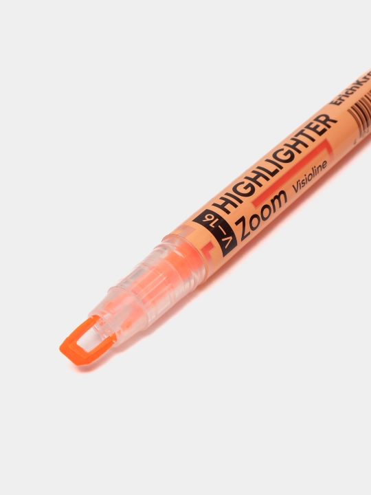 Ikki tomonli matn markeri ErichKrause Visioline V-16 ZoomNeon, siyoh rang to'q sariq 60823