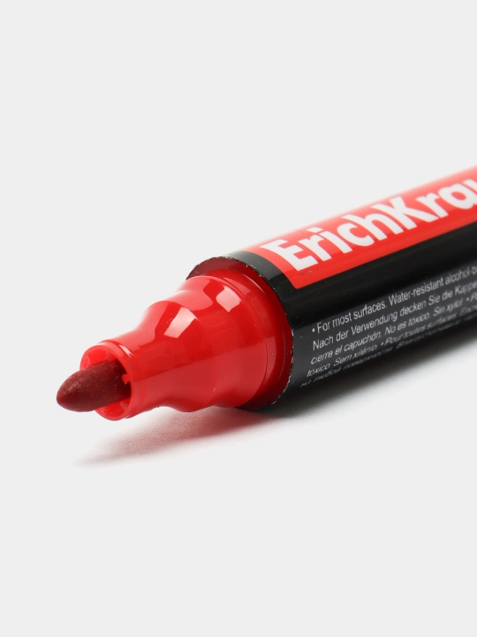 Permament marker ErichKrause P-400, siyoh rangi qizil (qutida 12 dona.) 30988