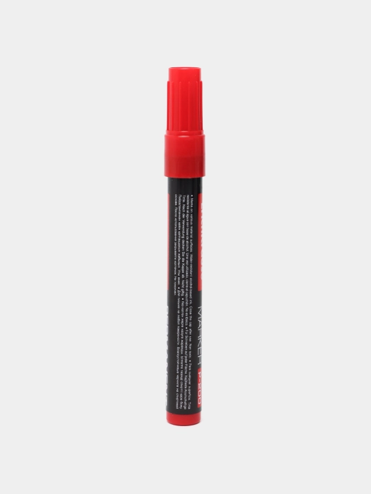 Permanent marker ErichKrause P-200, siyoh rangi qizil (qutida 12 dona.) 4779
