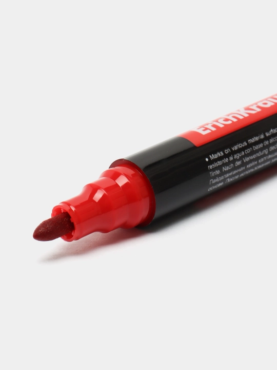 Permanent marker ErichKrause P-200, siyoh rangi qizil (qutida 12 dona.) 4779