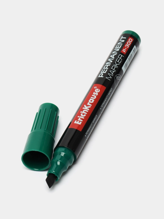 Permanent marker ErichKrause P-300, siyoh rangi yashil (qutida 12 dona.) 4784