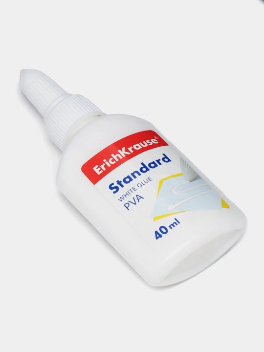 Клей ПВА ErichKrause EasyStick, 40 мл (в дисплее по 16 шт.) 48721