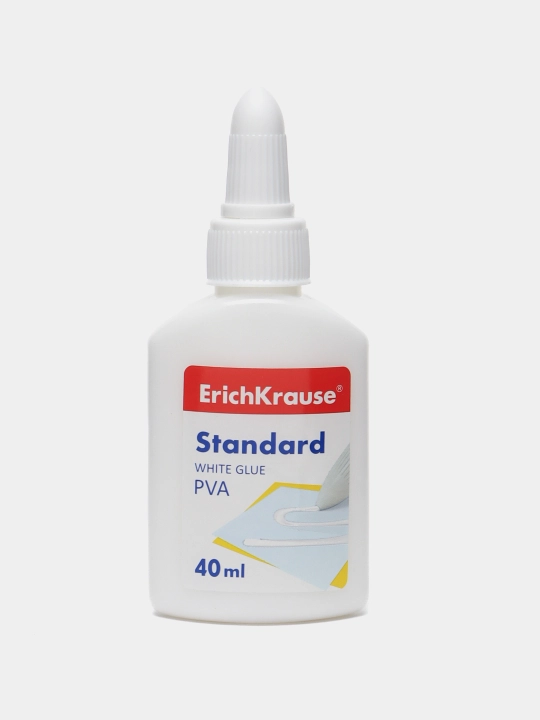 Клей ПВА ErichKrause EasyStick, 40 мл (в дисплее по 16 шт.) 48721