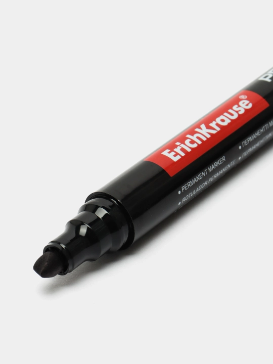 Permament marker ErichKrause P-300, siyoh rangi qora (qutida 12 dona.) 4781