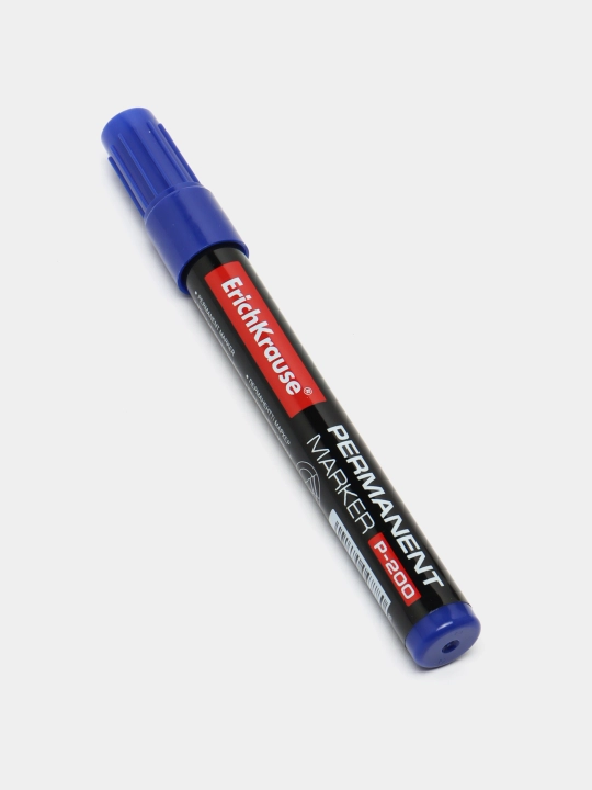 Permament marker ErichKrause P-200, siyoh rangi ko'k (qutida 12 dona.) 4778