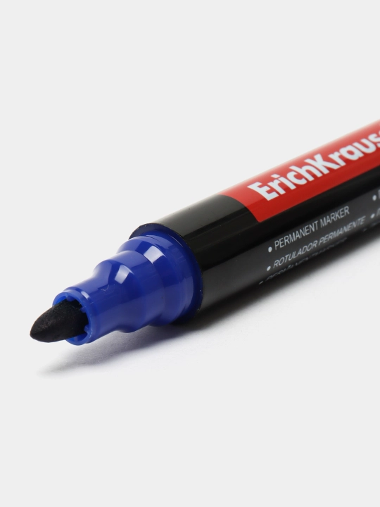 Permament marker ErichKrause P-200, siyoh rangi ko'k (qutida 12 dona.) 4778