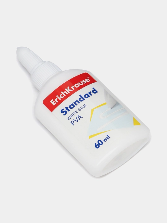 Клей ПВА ErichKrause EasyStick, 60мл (в дисплее по 16 шт.) 48723