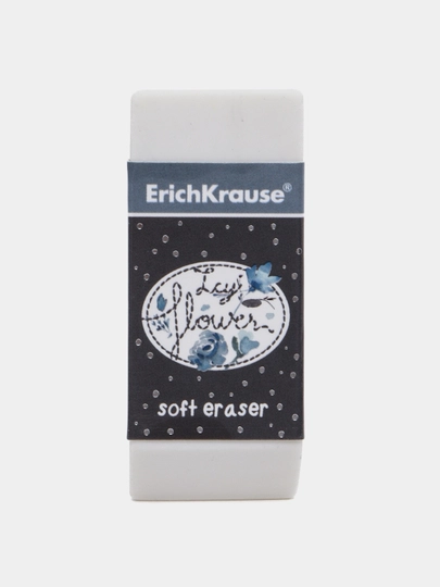 Ластик ErichKrause Frozen Beauty (в коробке по 32 шт.) 55271 — ERKR-P12C49B-ЧЕРН