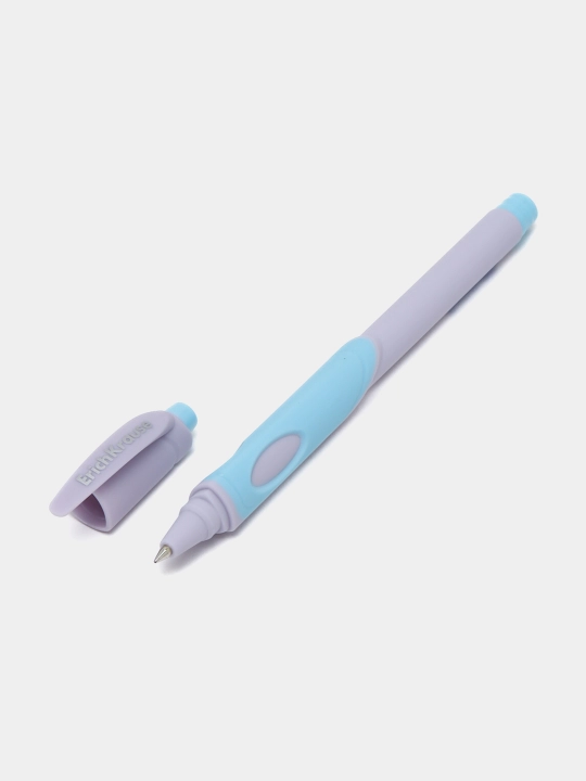 Ручка ErichKrause ErgoLine Kids Stick&GripPastel 0.5, Super Glide Technology, синий 62037
