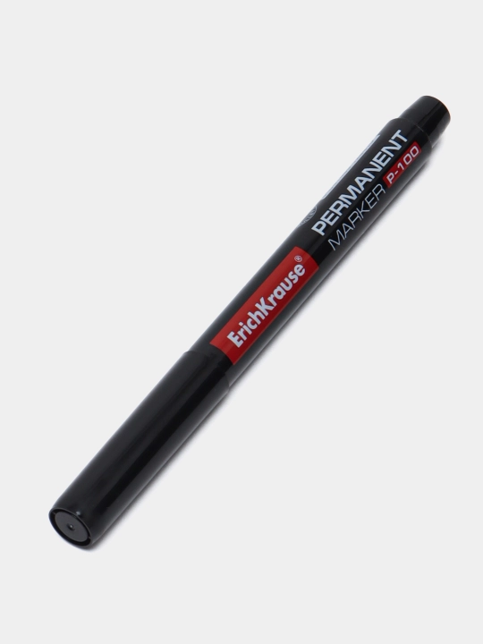 Permanent marker ErichKrause P-100, siyoh rangi qora (qutida 2 dona.) 12841