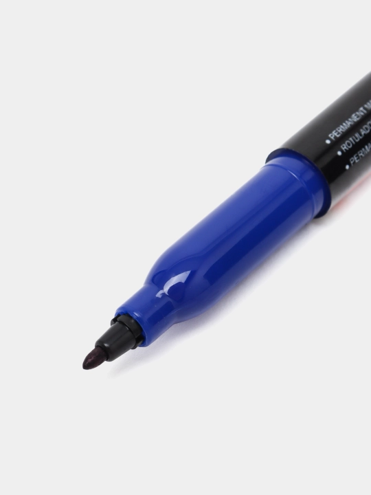Permanent marker ErichKrause P-100, siyoh rangi ko'k (qutida 12 dona.) 12842