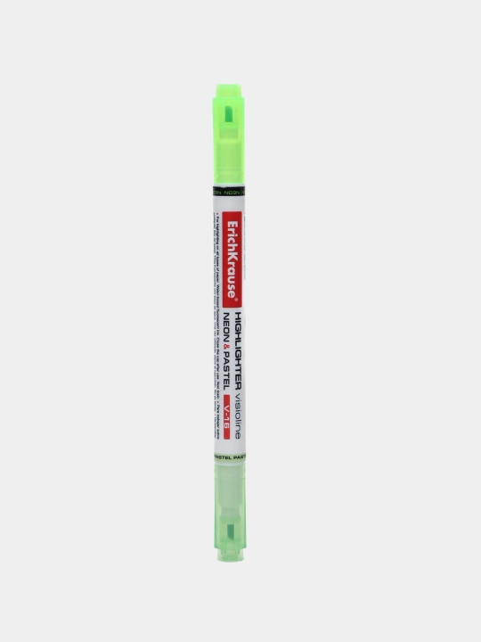 Ikki tomonlama matn markeri ErichKrause Visioline V16 Neon+Pastel, siyoh rang yashil 56016
