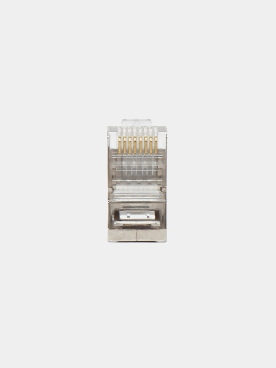 Коннектор RJ45 Cat5e/Cat6 для витой пары, универсальный, плассмасовый и металлический