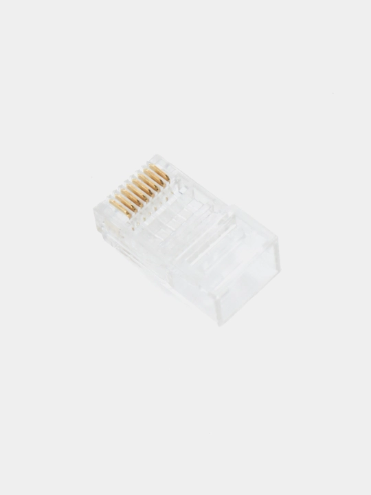 Коннектор RJ45 Cat5e/Cat6 для витой пары, универсальный, плассмасовый и металлический