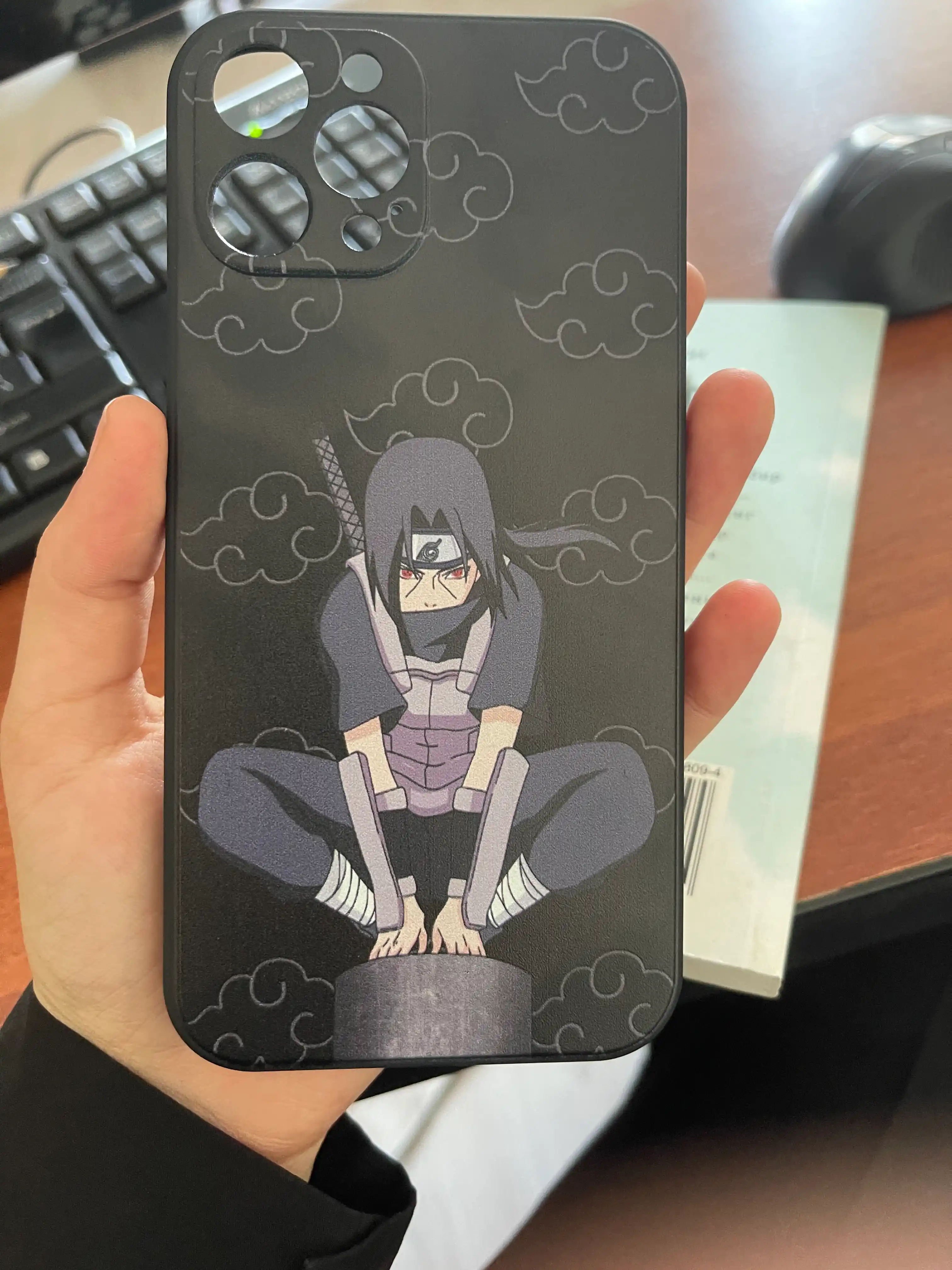 Чехол для смартфона iPhone XR, XS, 11, 12, 13, 14, 15, Pro, Max, cиликоновый, аниме Наруто