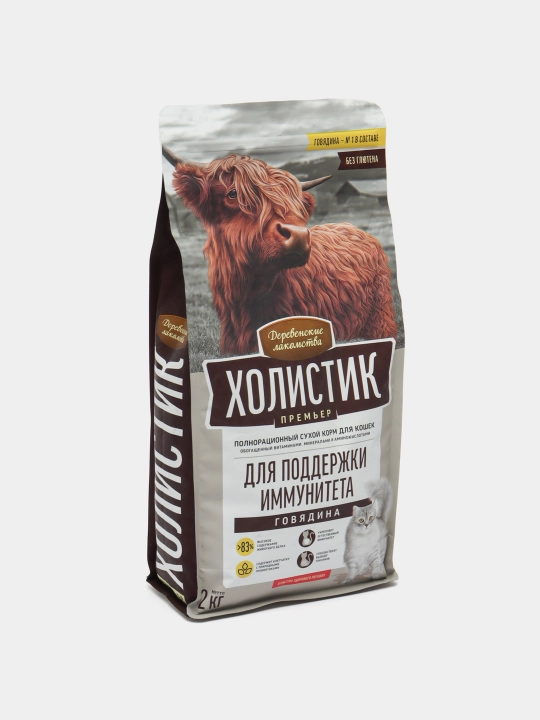 Корм для кошек Холистик Simple Pets, 400 г и 2 кг, лосось, курица