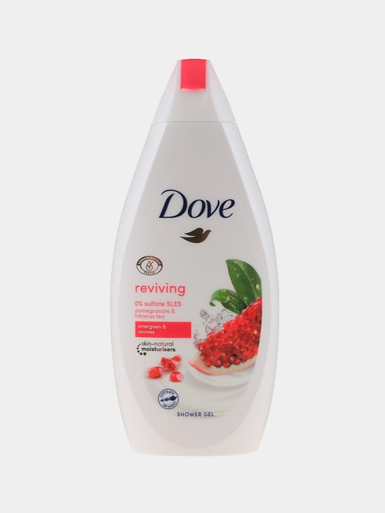 Гель для душа Dove, "Гранат и гибискус", 500 мл - 
