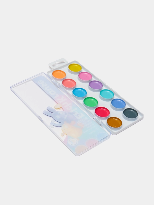 Краски акварельные ErichKrause Jolly Friends Pastel 12 цветов 61370