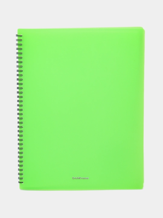 Папка файловая на спирали ErichKrause Matt Neon, с 40 карманами, A4, ассорти 49954
