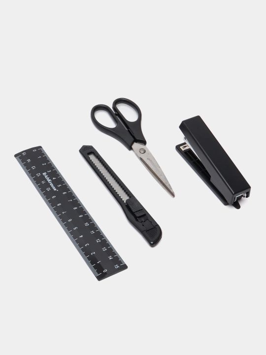To'plam stol uchun aylanuvchi plastik ErichKrause Mini Desk, Classic, qora 11