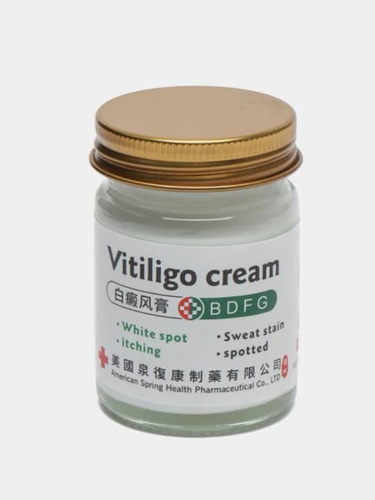Vitiligo Cream BDFG, крем против белых пятен на коже, 50 г