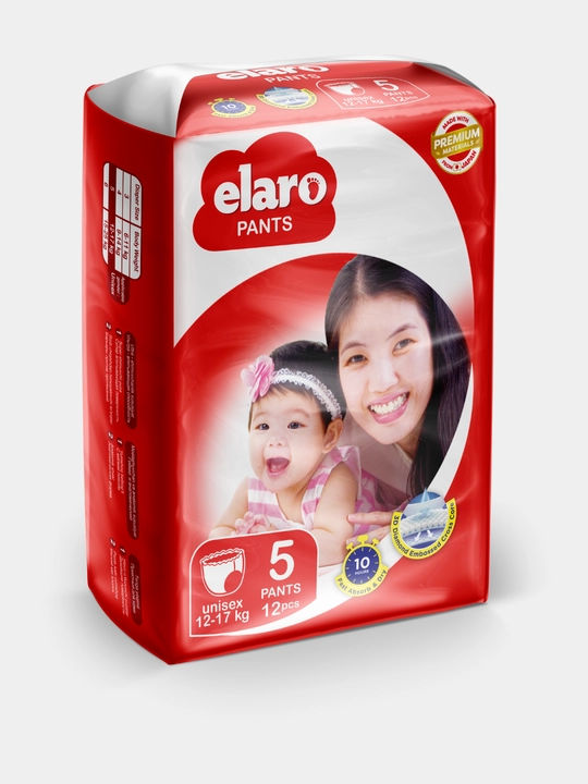 Elaro PANTS tagliklar - trusiklar, 5 - 12 dona, 12 - 17 kg - 