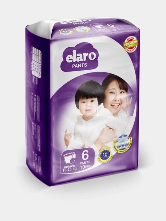 Elaro PANTS tagliklar - trusiklar, 6 - 10 dona, 15 - 25 kg - 