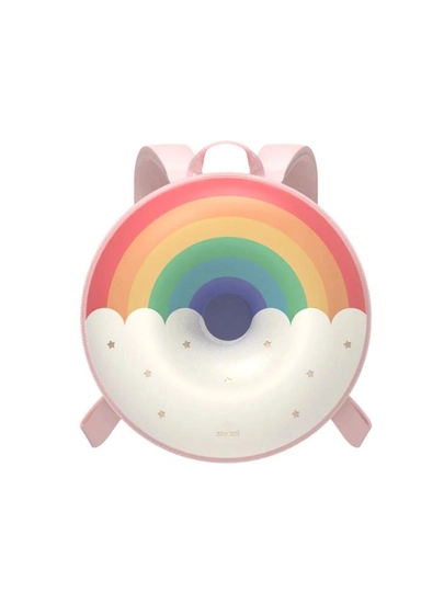 Рюкзак детский Zoy Zoii Donut для девочки 3D для детского сада и прогулок — КДОМ-DONUT-АЛЫЙ