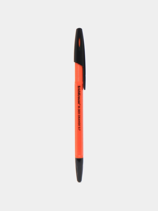 Sharikli ruchka ErichKrause R-301 Stick Orange 0.7, siyoh rangi qora 43195