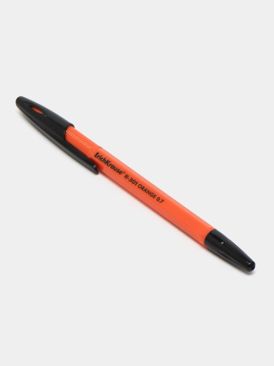 Sharikli ruchka ErichKrause R-301 Stick Orange 0.7, siyoh rangi qora 43195