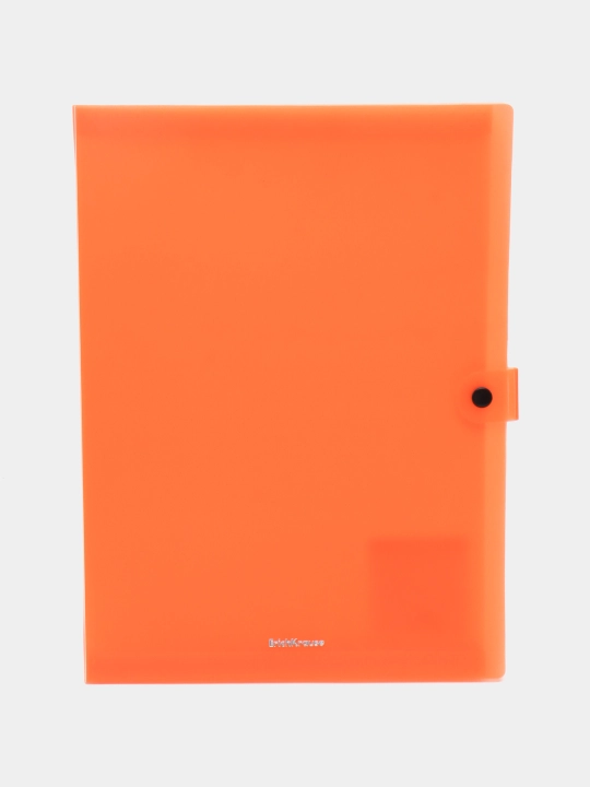 Папка-картотека на кнопке ErichKrause Matt Neon, с 4 отделениями, A4, ассорти 54898