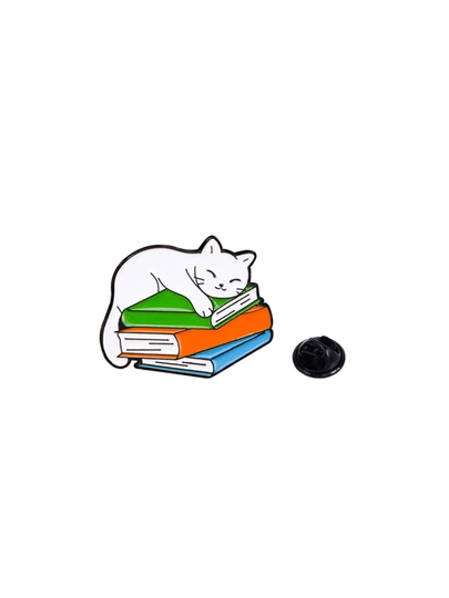 Металлические значки, пин на одежду "животные, панда, котики, капибара, сердечки, лиса" — МИРКАНЦ-ANIMAL2-ЖЕЛТ