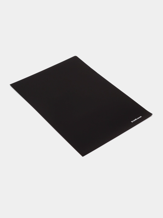 Burchak papka plastik ErichKrause Diamond Total Black, A4, shaffof emas, qora 55194 - 