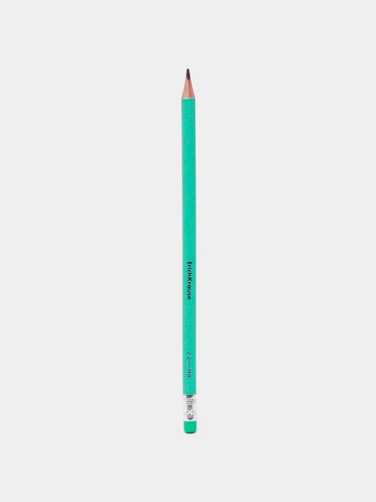 Qora grafitli qalam ErichKrause Pastel, uchburchak, o'chirgichli, HB 60720