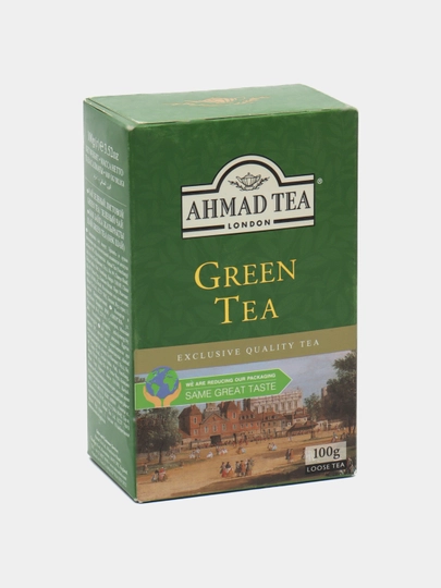 Чай зеленый Аhmad Tea, 100 гр — ЧАЙНЫЙ-P02A080