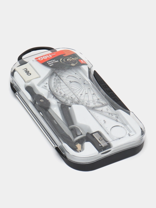 Циркуль Pioneer 30304 Deli, 7 предметов