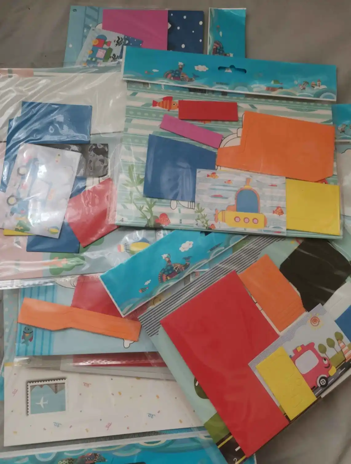 Bolalar uchun 3D applikatsiya-stikerlari, ijodkorlik uchun o'rnatilgan stikerlar