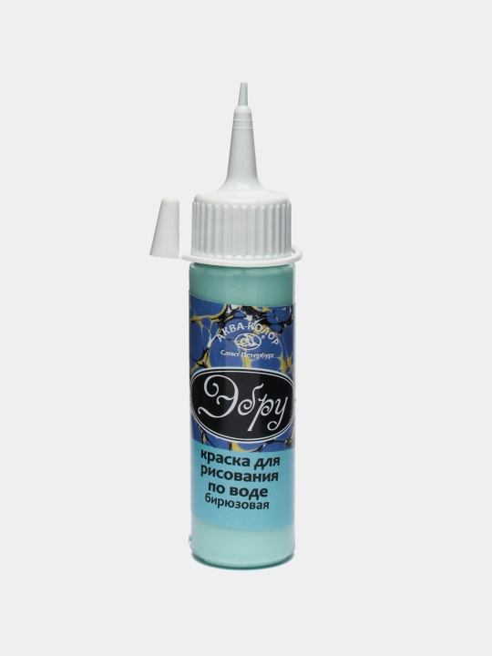 Bo'yoq Akva-kolor Эбру К6312, firuza rang, 18 ml