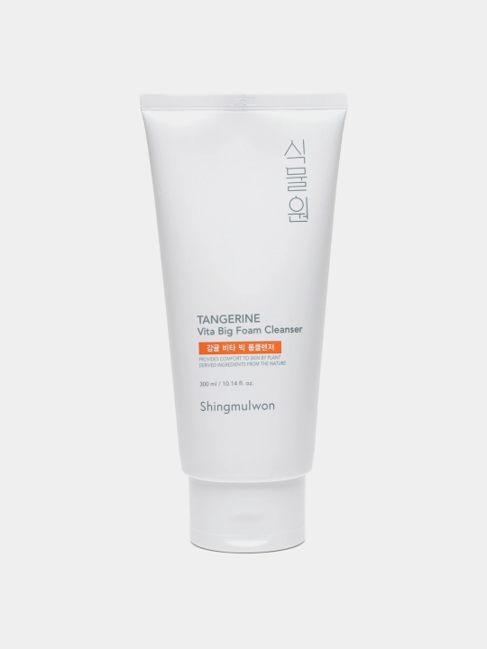 Пенка для умывания лица, корейский продукт, Tangerine Vita Big Foam Cleanser, 300мл