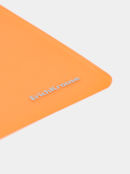 Burchak papka plastik ErichKrause Glossy Neon, 2 bo'linmali, A4, yarim shaffof, 53603