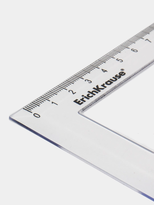 Plastik burchak ErichKrause Clear, 60/13 sm, shaffof (qutida 30 dona) 61845
