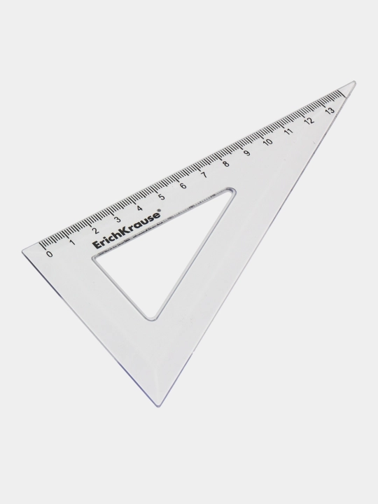 Plastik burchak ErichKrause Clear, 60/13 sm, shaffof (qutida 30 dona) 61845